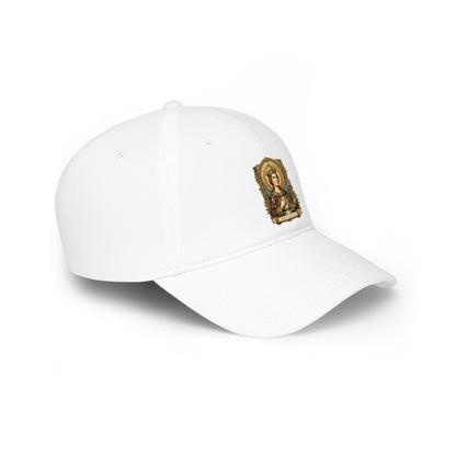 Religious Saint Cecilia Icon Baseball Cap — Vintage Holy Angel Printed Hat